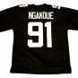 Men Yannick Ngakoue Unsigned Football Jersey Black CUSTOM STITCHED Unsigned Football Jersey Black