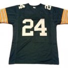 Men Willie Wood CUSTOM STITCHED Unsigned Football Jersey Green