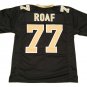 Men Willie Roaf CUSTOM STITCHED Unsigned Football Jersey Black