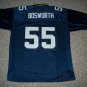 Men BRIAN BOSWORTH Seattle Seahawks Current Blue Sewn New Football Jersey