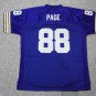 Men ALAN PAGE Minnesota Vikings Unsigned Custom Purple Sewn New Football Jersey