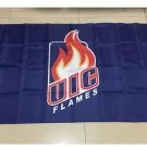 NCAA UIC Flames Flag 3*5ft (90cm*150cm) Polyester flag