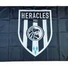 Flag of Netherlands Football Club Heracles Almelo Black 3*5ft (90cm*150cm) Polyester flags