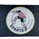 Flag of Netherlands Football Club Sparta Rotterdam Black 3*5ft (90cm*150cm) Polyester flags