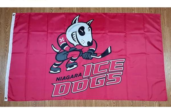 Canada OHL Niagara IceDogs Flag 3*5ft (90cm*150cm) Polyester flags