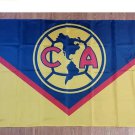 Mexico Liga America FC Blue Yellow 3*5ft (90cm*150cm) Polyester flags