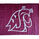 NCAA Washington State Cougars Flag 3*5ft (90cm*150cm) Polyester flag NCAA Washington State Cougars Flag 3*5ft (90cm*150cm) Polyester flag