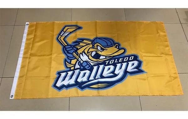 ECHL Toledo Walleye Flag 3*5ft (90cm*150cm) Polyester