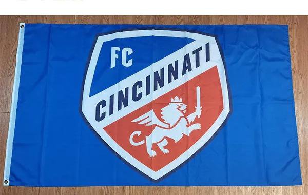 FC Cincinnati 3*5ft (90cm*150cm) Polyester flags