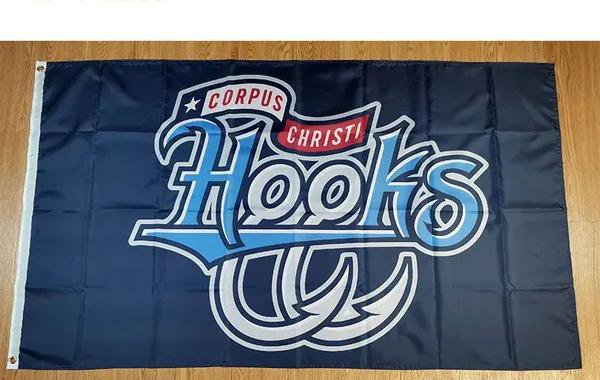 MiLB Corpus Christi Hooks Flag 3*5ft (90cm*150cm) Polyester