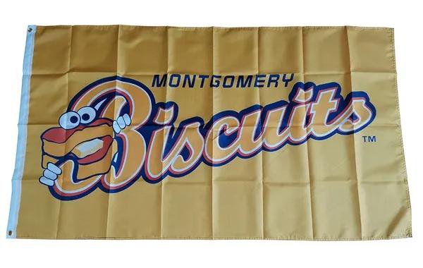 MiLB Montgomery Biscuits Flag 3*5ft (90cm*150cm) Polyester