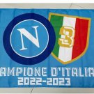 2022-23 Napoli FC Champions Flag 3*5ft (90cm*150cm) Polyester Italy Serie A flag
