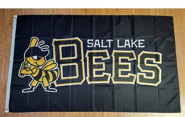 MiLB Salt Lake Bees Flag 3*5ft (90cm*150cm) Polyester