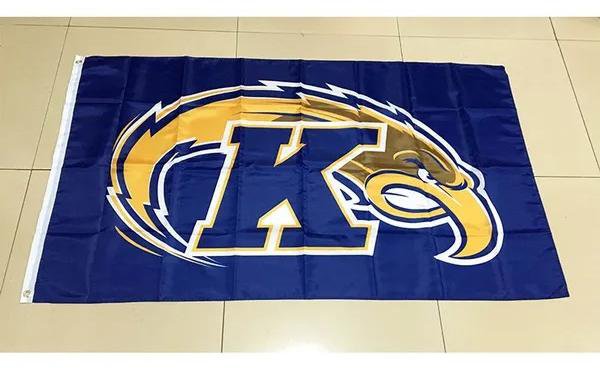 NCAA Kent State Golden Flashes polyester Flag 3ft*5ft (150cm*90cm) Flag Banner