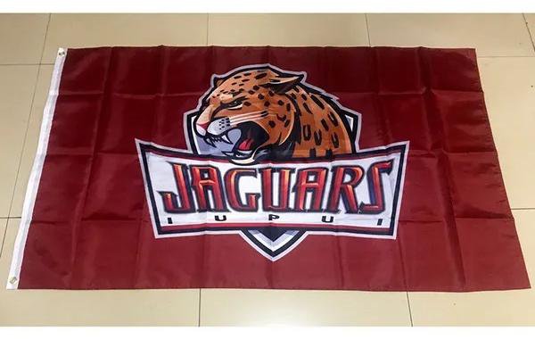 NCAA IUPUI Jaguars Flag 3*5ft (90cm*150cm) Polyester flag