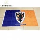 England AFC Wimbledon 3*5ft (90cm*150cm) Polyester EPL flag