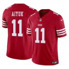 Men’s San Francisco 49ers #11 Brandon Aiyuk Red 2023 Stitched Jersey