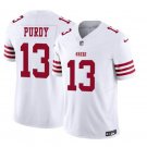 Men’s San Francisco 49ers #13 Brock Purdy White 2023 Stitched Football Jersey