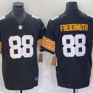 Men’s Pittsburgh Steelers #88 Pat Freiermuth Black 2023 Throwback Jersey