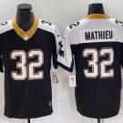 Men’s New Orleans Saints #32 Tyrann Mathieu Black 2023 Stitched Jersey