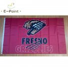 MiLB Fresno Grizzlies Flag 3x5ft Polyester