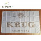 France Krug Champagne Flag 3*5ft (90cm*150cm) Polyester flags