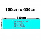 Customer Settings Any Logo Any Size 10 Grommets 150*600cm ( 5ft *20ft ) Size Polyester flag banner Customer Settings Any Logo Any Size 10 Grommets 150*600cm ( 5ft *20ft ) Size Polyester flag banner