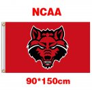NCAA Arkansas State Red Wolves polyester Flag 3ft*5ft (150cm*90cm) Flag gifts