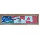 custom sucker flag Banner 1x5 FT & 1x6.23 FT size USA Mexico Canada Black for Truck Car custom sucker flag Banner 1x5 FT & 1x6.23 FT size USA Mexico Canada Black for Truck Car