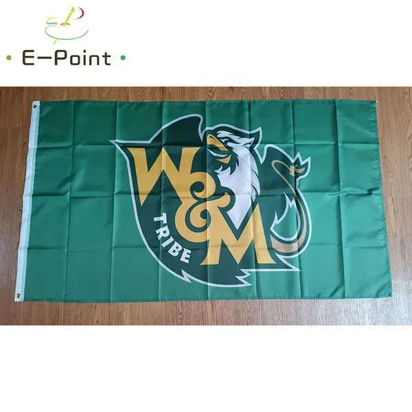 NCAA William & Mary Tribe Flag 3*5ft (90cm*150cm) Polyester flags Banner
