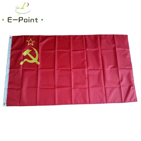 USSR Flag Communist Soviet Union Hammer Banner 3*5ft (90cm*150cm) Polyester flag