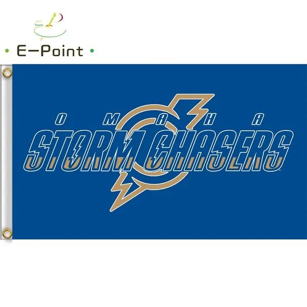 MiLB Omaha Storm Chasers Flag 3*5ft (90cm*150cm) Polyester