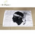 State Flag of Corsica 3*5ft (90cm*150cm) Polyester flag