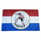 Flag of Netherlands Football Club Sparta Rotterdam 3*5ft (90cm*150cm) Polyester flags