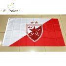 Serbia FK Crvena zvezda (FC Red Star Belgrade) Flag 3*5ft (90cm*150cm) Polyester flags Banner