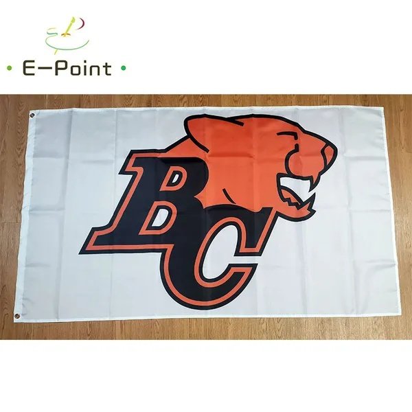 CFL BC Lions Flag 3*5ft (90cm*150cm) Polyester