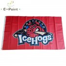 AHL Rockford IceHogs Flag 3*5ft (90cm*150cm) Polyester