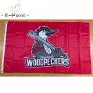 MiLB Fayetteville Woodpeckers Flag 3*5ft (90cm*150cm) Polyester