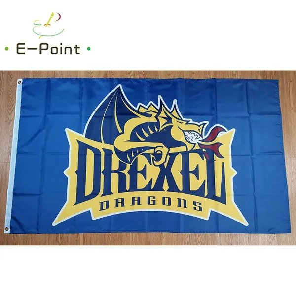 NCAA Drexel Dragons Flag 3*5ft (90cm*150cm) Polyester flags Banner