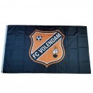 Flag of Netherlands Football Club FC Volendam Black 3*5ft (90cm*150cm) Polyester flags