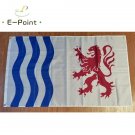 Flag of Nouvelle-Aquitaine France 3*5ft (90cm*150cm) Polyester flag Festive