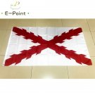Flag of Spain Spanish Cross of Burgundy 3*5ft (90cm*150cm) Polyester flag Festive