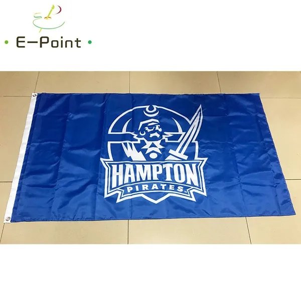 NCAA Hampton Pirates Flag 3*5ft (90cm*150cm) Polyester flag