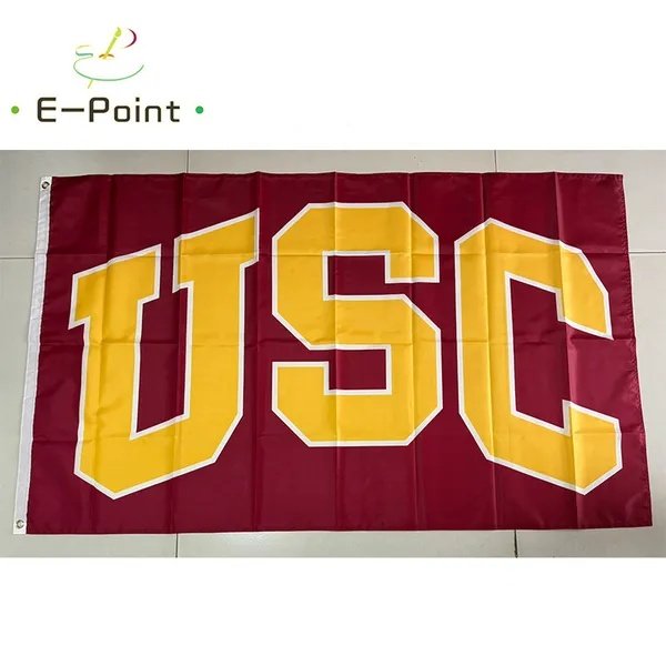 NCAA USC Trojans Flag Southern California Trojans Red 3*5ft (90cm*150cm) Polyester flag