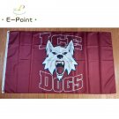 NAHL Fairbanks Ice Dogs Flag 3*5ft (90cm*150cm) Polyester