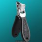 Open-mouth Nail Clipper with Anti-splash Design - Orange beveled nail clippers
