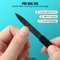 2pcs Black Large Nail Clipper and Nail File Set