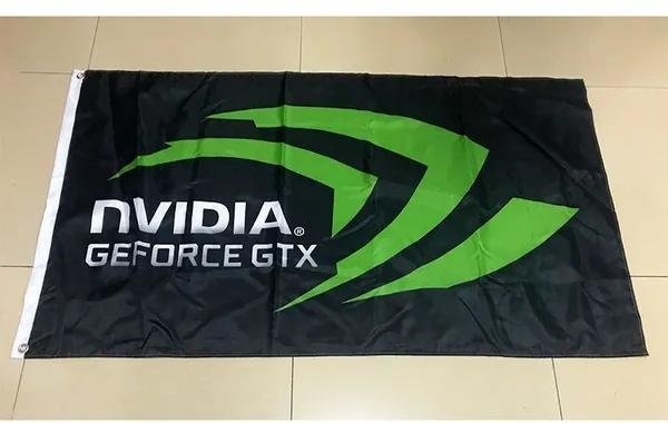 NVIDIA Flag 3*5ft (90cm*150cm) Polyester flag