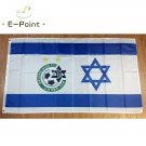Maccabi Haifa FC On Israel Flag 3*5ft (90cm*150cm) Polyester flags