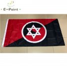 Jewish Anarchism Flag 3*5ft (90cm*150cm) Polyester flag